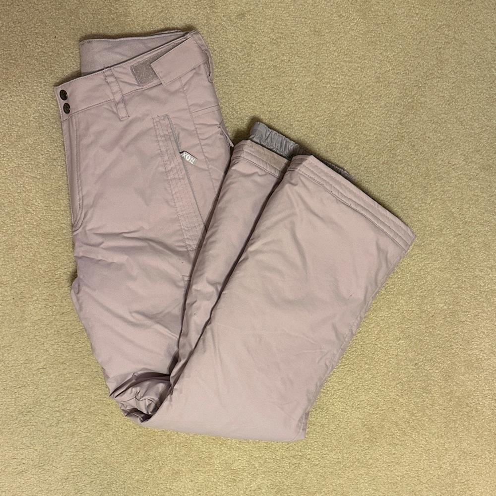 Lavender snow pants